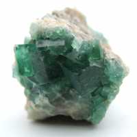Fluorite naturelle cristallisée en cube