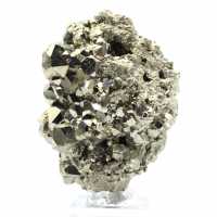 Cristallisation de pyrite sur socle