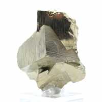 Cristaux naturels de pyrite sur socle