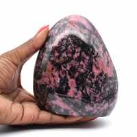 Roche polie en Rhodonite