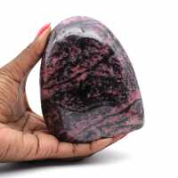 Pierre polie en Rhodonite