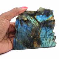 Labradorite naturelle une face polie