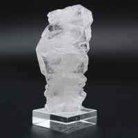 Cristal de quartz faden sur socle