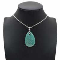 Pendentif amazonite en forme de goutte