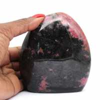 Pierre de Rhodonite polie