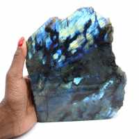 Labradorite une face polie de collection