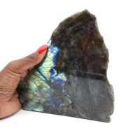 Labradorite naturelle une face polie