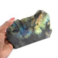 Labradorite ornementale une face polie