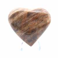 Coeur en microcline de Madagascar