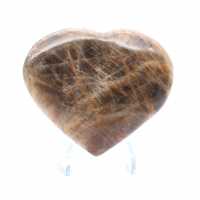 Coeur en pierre de lune de Madagascar