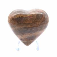Coeur en pierre de lune microcline