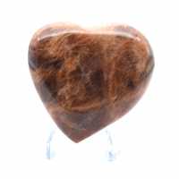 Coeur en pierre de microcline de Madagascar