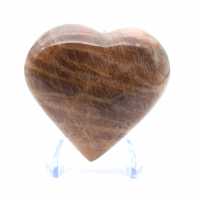Coeur en pierre de lune de Madagascar