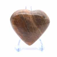 Coeur en pierre de lune