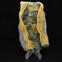 Tranche épaisse de Jaspe Bumblebee poli