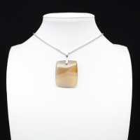 Pendentif en agate rubanée
