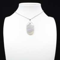 Pendentif en agate rubanée