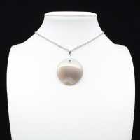 Pendentif en agate rubanée