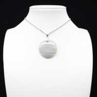 Pendentif en agate rubanée
