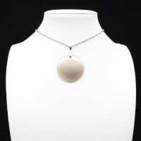 Pendentif en agate rubanée
