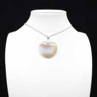 Pendentif en agate rubanée