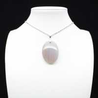 Pendentif en agate rubanée