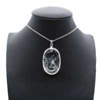Pendentif en cristal de roche