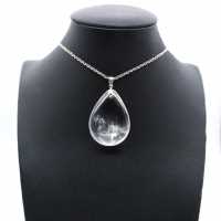 Pendentif en quartz cristal naturel