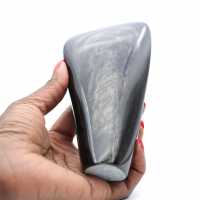 Obsidienne dorée brute polie