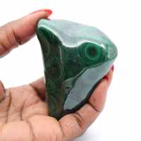 Forme libre en malachite