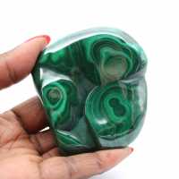 Malachite pierre polie