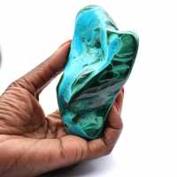 Décoration en Chrysocolle polie