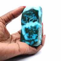 Pierre polie naturelle Chrysocolle