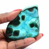 Chrysocolle pierre naturelle Congo
