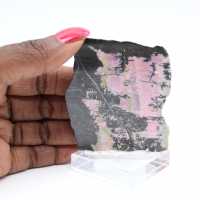 Tranche de Rhodonite naturelle idéale pour décoration