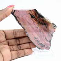 Tranche de Rhodonite pour usage décoratif