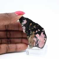 Tranche de Rhodonite naturelle idéale pour décoration