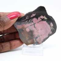Tranche de Rhodonite naturelle idéale pour décoration