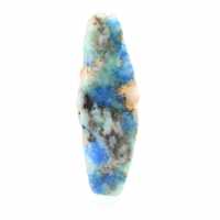 Tranche polie d’Azurite Malachite minéral brut de qualité
