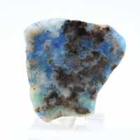 Tranche polie d’Azurite Malachite minéral brut de qualité