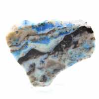 Tranche polie d’Azurite Malachite minéral brut de qualité