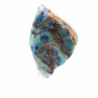 Tranche polie d’Azurite Malachite minéral brut de qualité