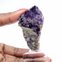 Pierre de Fluorite Pyrite naturelle minéral unique