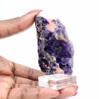 Pierre de Fluorite Pyrite minéral brut pour collection