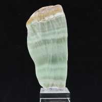 Pierre d’Aragonite verte idéale pour collection