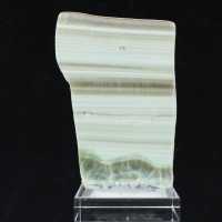 Pierre d’Aragonite verte idéale pour collection