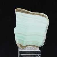 Tranche d’Aragonite verte pour collection de minéraux