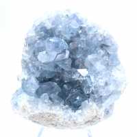 Géode de célestite bleue Madagascar qualité premium