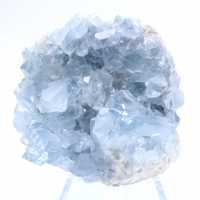 Géode de célestite bleue Madagascar minéral naturel