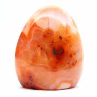 Cornaline Polie Ornement Décoratif - Pierre Naturelle de Madagascar (450g)
